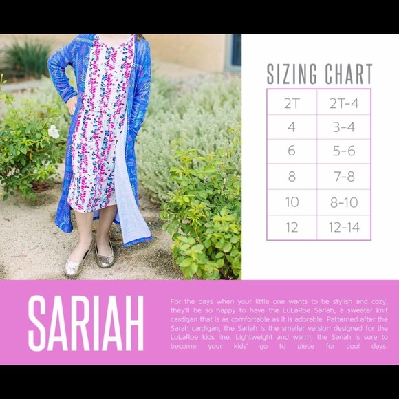 Sariah LuLaRoe Kids 8 - Picture 3 of 3